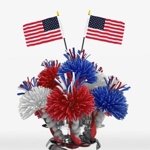 Patriotic American Flag Fourth Of July Independence Day Centerpiece